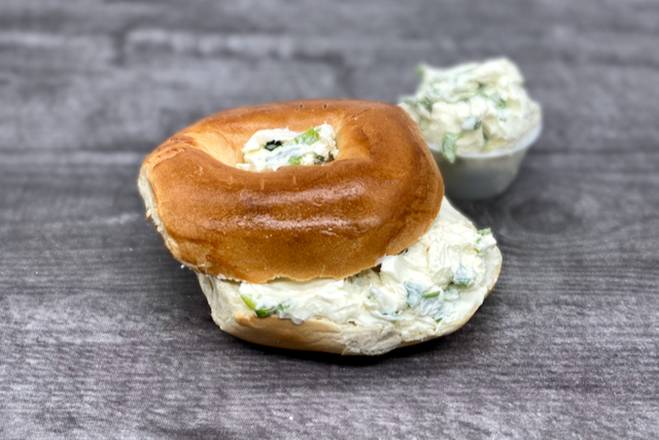 Order Bagel with Chive Cream Cheese food online from Roasters n Toasters store, Miami on bringmethat.com