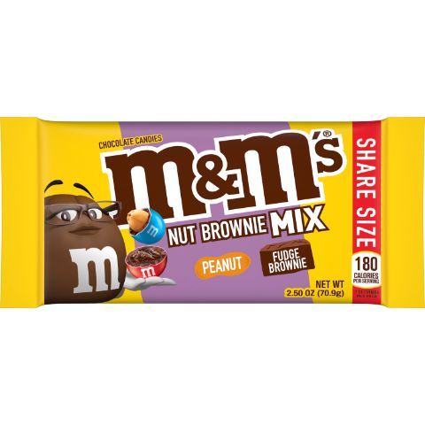 Order M&M Nut Brownie Mix Share Size 2.5oz food online from 7-Eleven store, DeBary on bringmethat.com