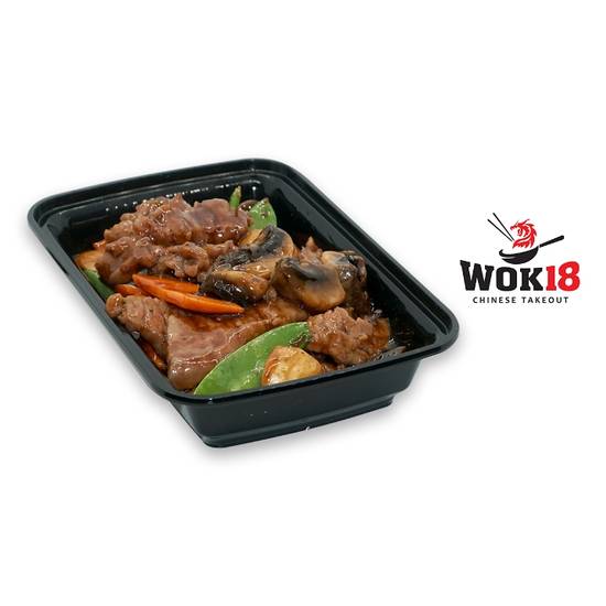 Order Beef w/ mushroom food online from Wok 18 store, Teaneck on bringmethat.com