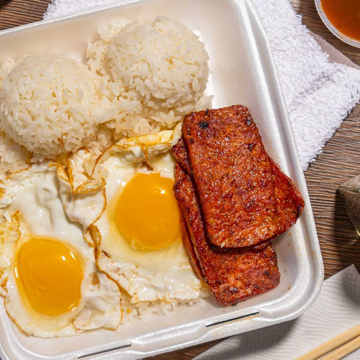 Order Portuguese Sausage & Eggs food online from L&L Hawaiian Bbq store, Novato on bringmethat.com