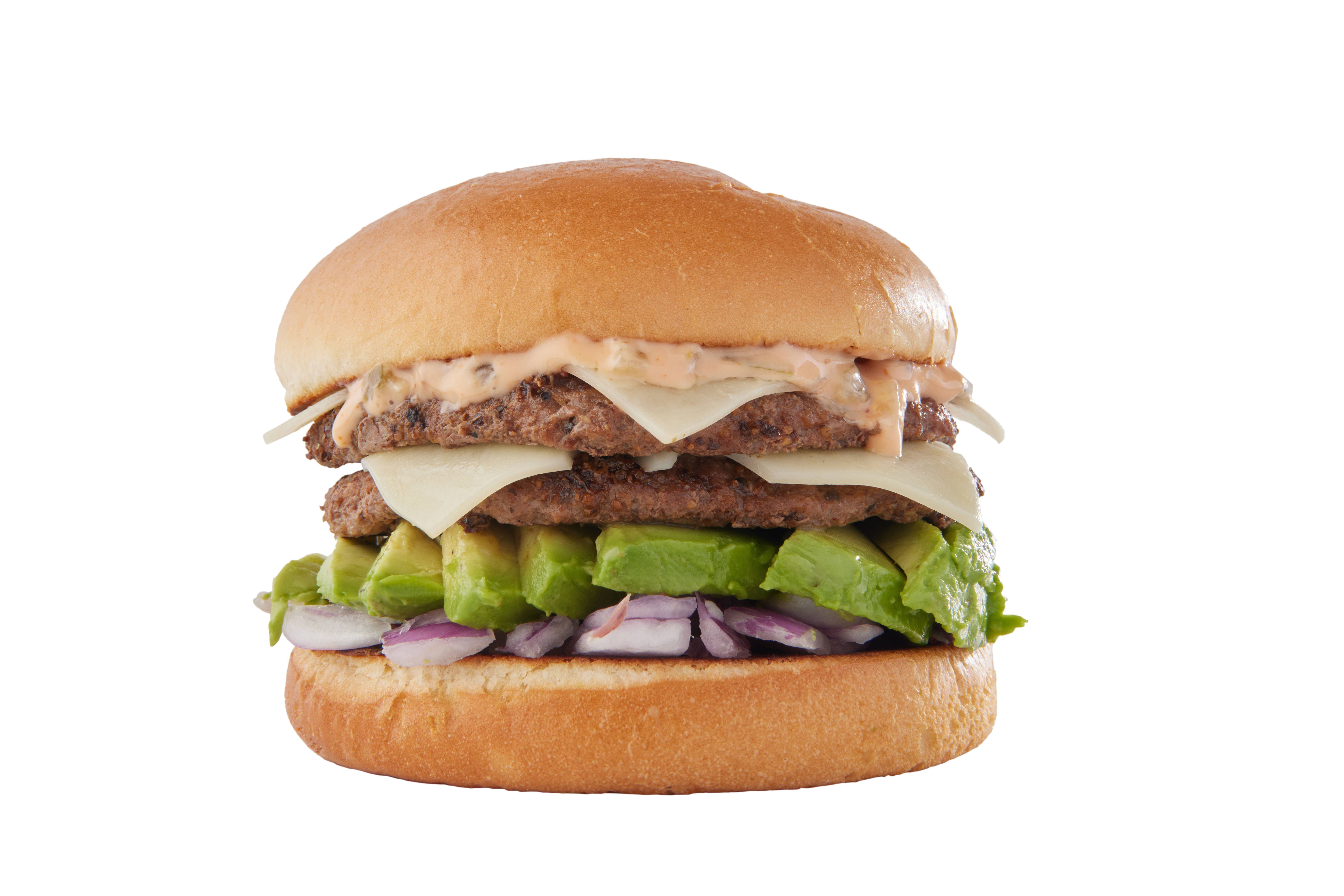 Order Mean Green Avocado Burger food online from Hello Bistro store, Fairlawn on bringmethat.com