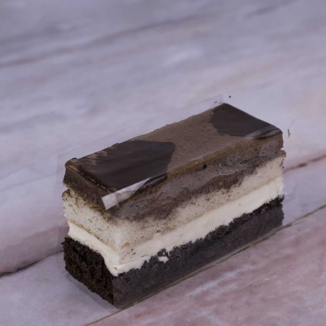 Order Chocolate Bavarian Slice food online from Teapot Bakery And Cafe store, Glendale on bringmethat.com