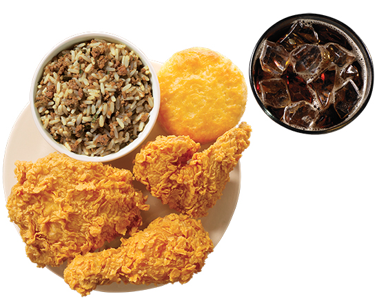 Order Chicken Combo (3 Pcs) food online from Popeyes store, Los Angeles on bringmethat.com