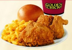 Order 2 Pieces Golden Fried Chicken Combo food online from Golden Chick store, San Antonio on bringmethat.com