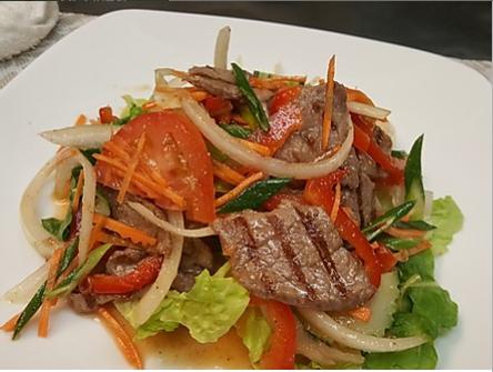 Order Yum Beef food online from Thaiwat Restaurant store, Reading on bringmethat.com
