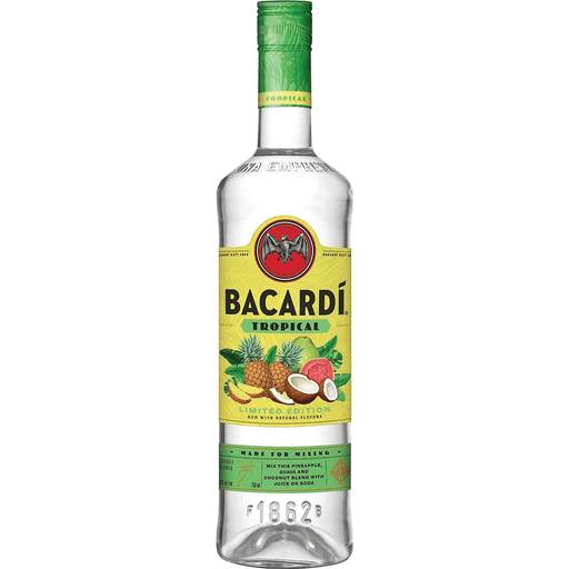 Order Bacardi Flavored Rum Tropical (750 ML) 137679 food online from Bevmo! store, Los Angeles on bringmethat.com