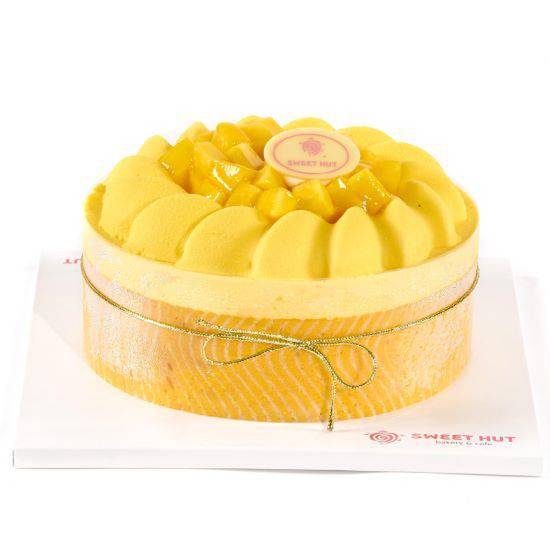 Order Mango Mousse 6" food online from Sweet Hut Bakery & Cafe store, Marietta on bringmethat.com