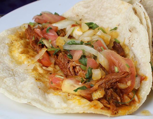 Order Cochinita Pibil Taco food online from Yuca's store, Los Feliz on bringmethat.com