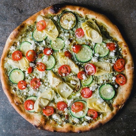 Order Fresh Green Pie food online from Woodstone Pizzeria store, Chino Hills on bringmethat.com