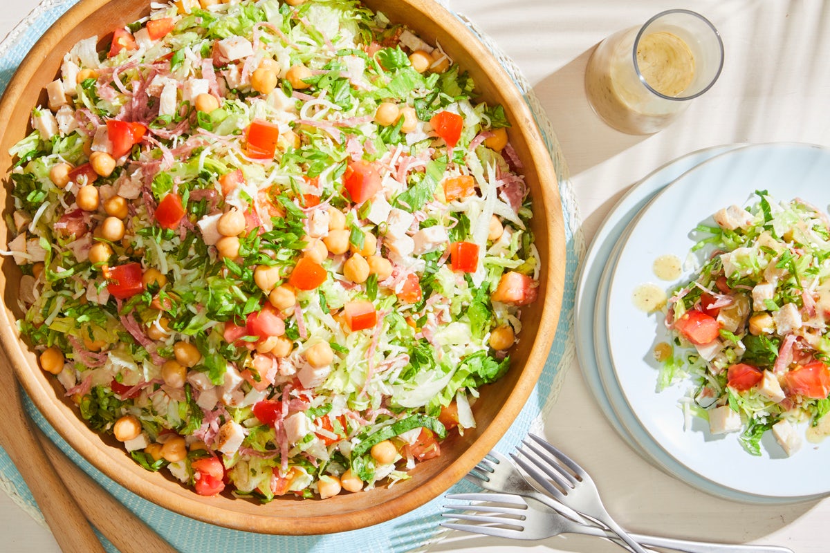 Order CATERING ITALIAN CHOPPED SALAD food online from California Pizza Kitchen store, Hollywood on bringmethat.com