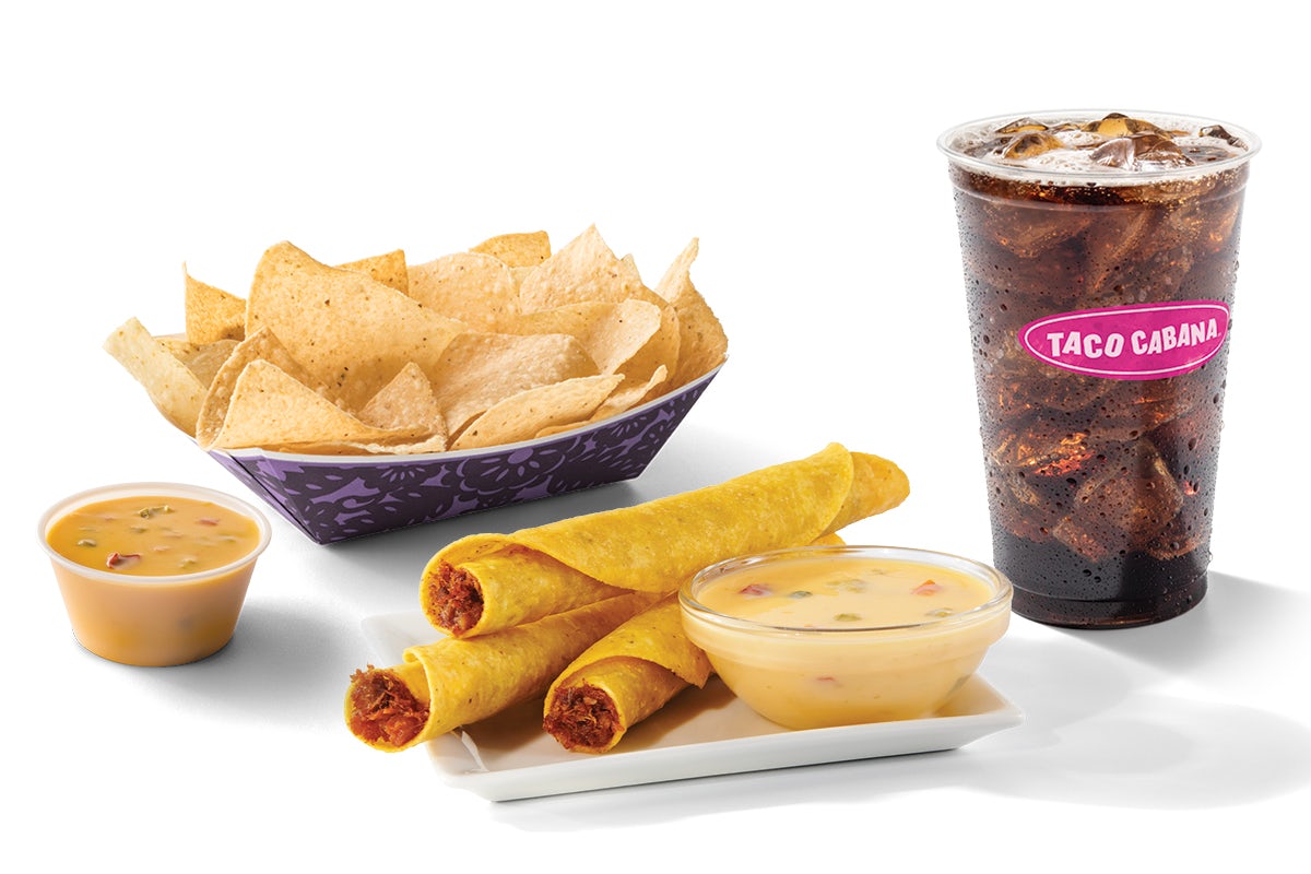Order Spicy Pork Flauta Combo food online from Taco Cabana store, Waxahachie on bringmethat.com
