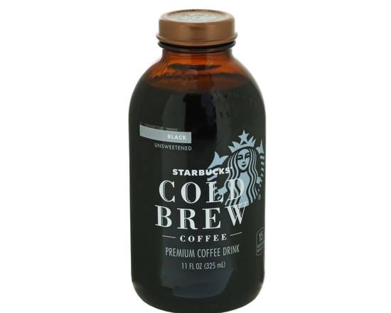 Order Starbucks Cold Brew Black Unsweet 11 oz food online from Frais Cafe store, Norristown on bringmethat.com