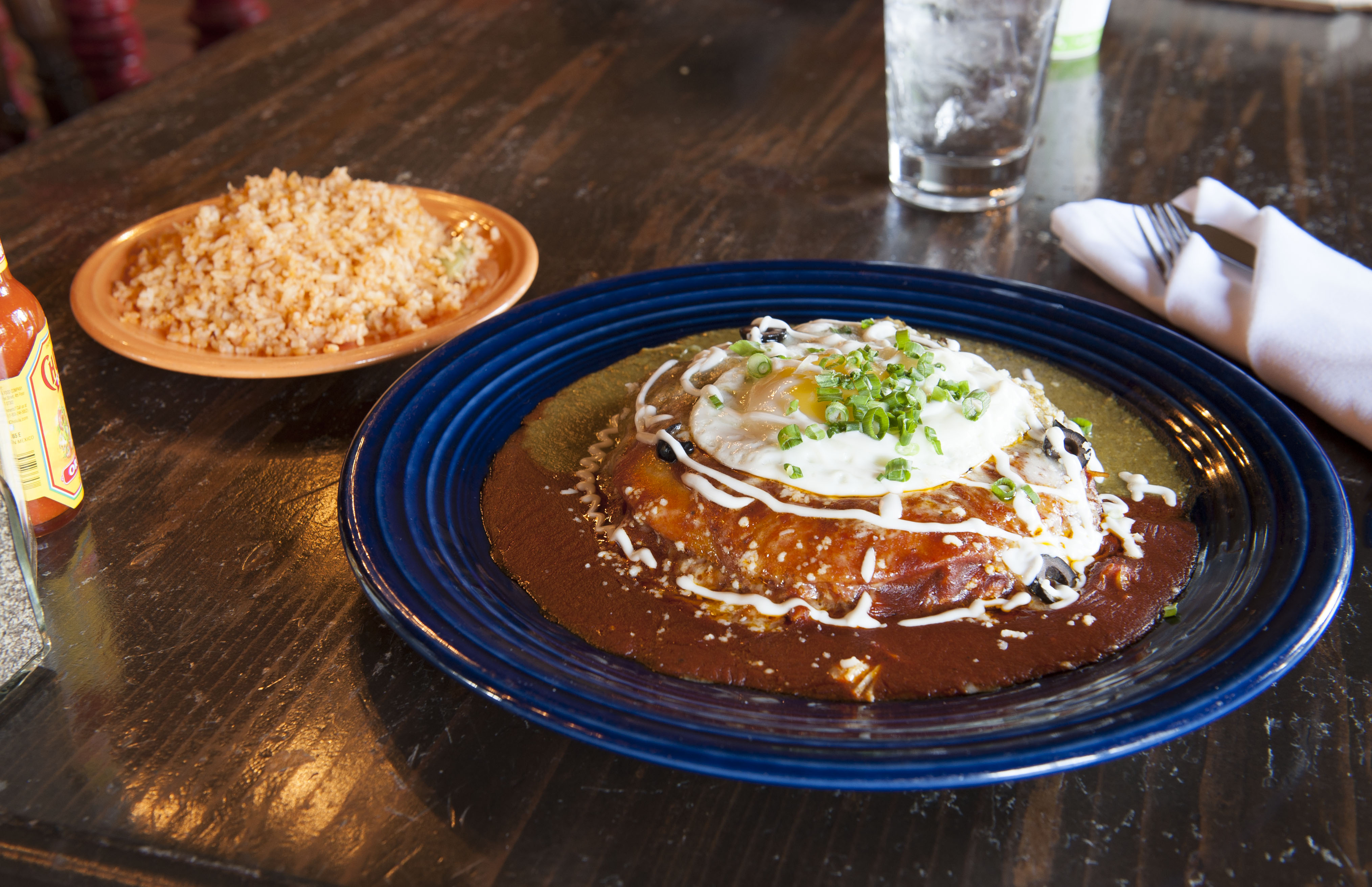 Order Sonora-Style Enchilada food online from El Cholo Downtown store, Los Angeles on bringmethat.com
