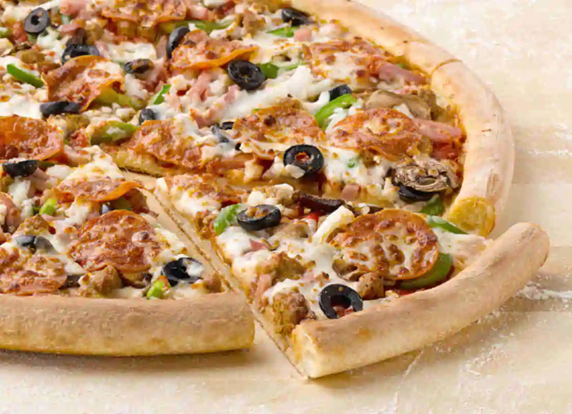 Order THE WORKS PIZZA food online from Papa Johns store, Mount Sinai on bringmethat.com