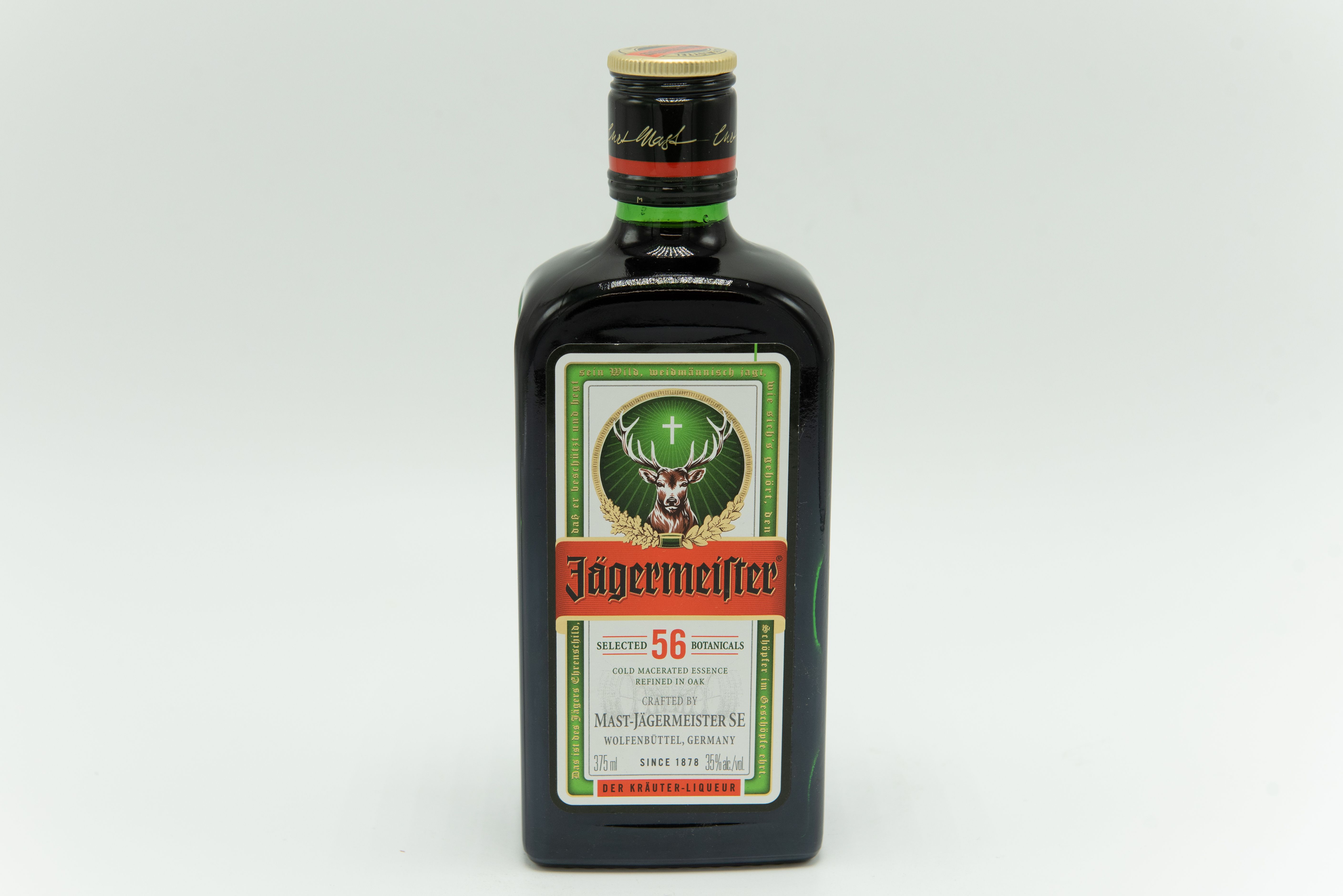 Order Jagermeister, 375mL Liqueur food online from Sandpiper Liquors store, Summerland on bringmethat.com