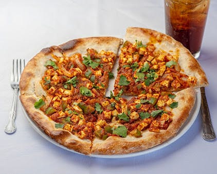 Order Butter Chicken Pizza food online from i2i Indian Italian Fusion store, Boonton on bringmethat.com