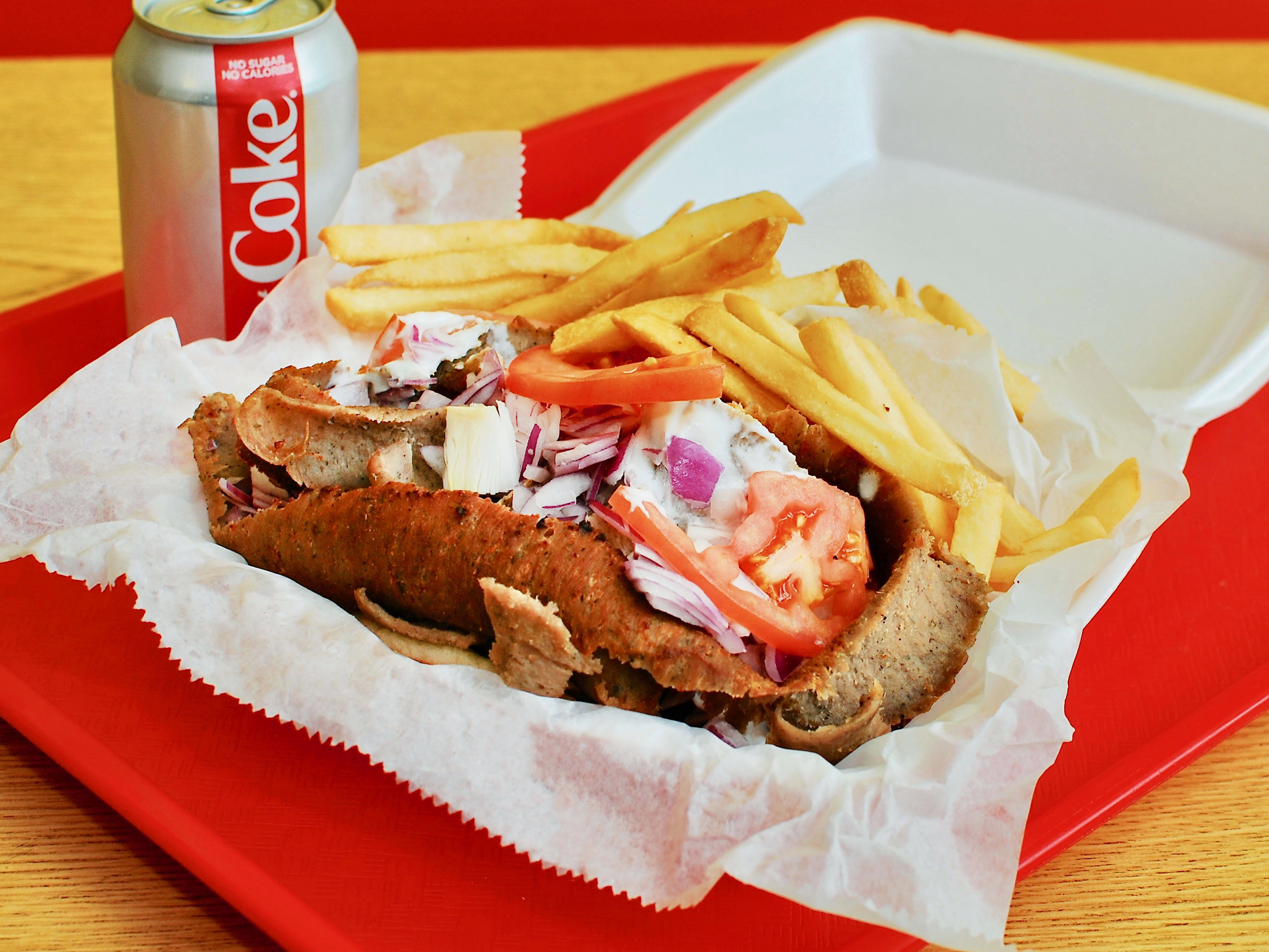 Order Gyro Sandwich food online from Super submarine store, Chicago on bringmethat.com