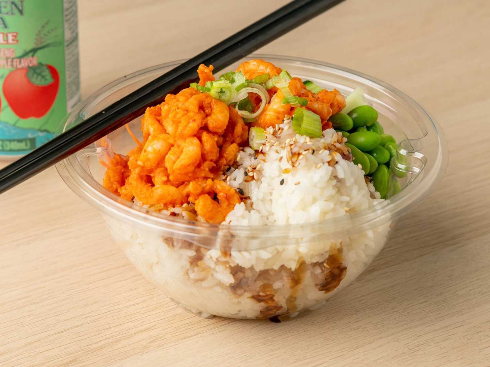 Order Hot Fire Shrimp Sushi Bowl food online from The Poke Shack store, Champaign on bringmethat.com