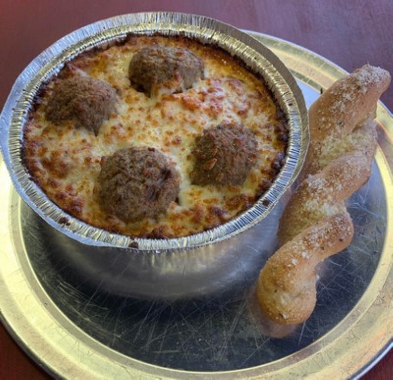 Order Windy City Spaghetti & Meatball - Pasta food online from Big City Pizza Danville store, Danville on bringmethat.com