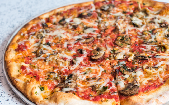 Order Fresh Mushrooms, Manchego and Herb Pizza food online from Otto Pizza store, Brookline on bringmethat.com