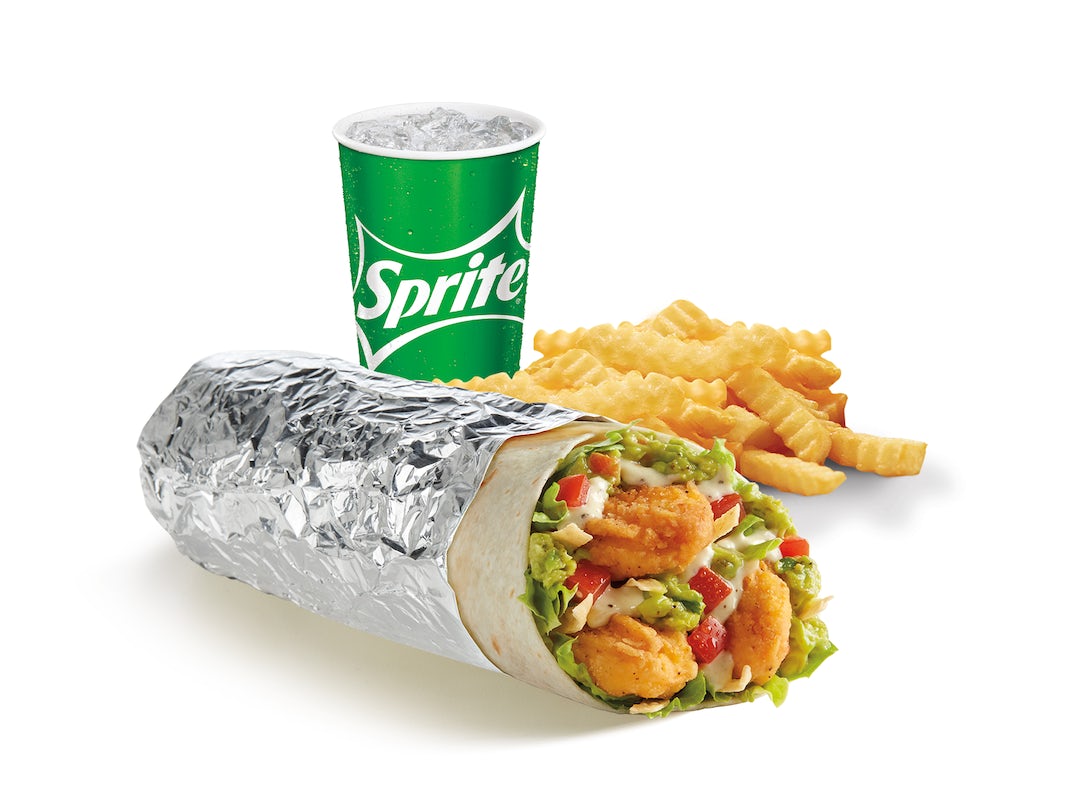 Order Epic Crispy Chicken & Guac Burrito Meal food online from Del Taco store, Banning on bringmethat.com