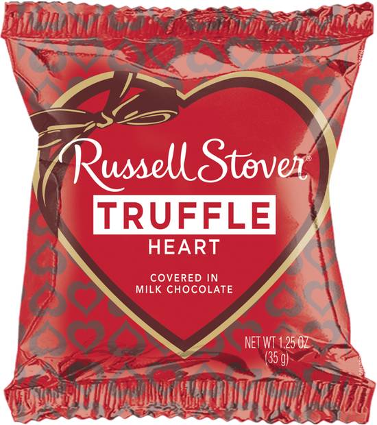 Order Russell Stover Milk Chocolate Truffle Heart Bar - 1.25 oz food online from Rite Aid store, Santa Maria on bringmethat.com
