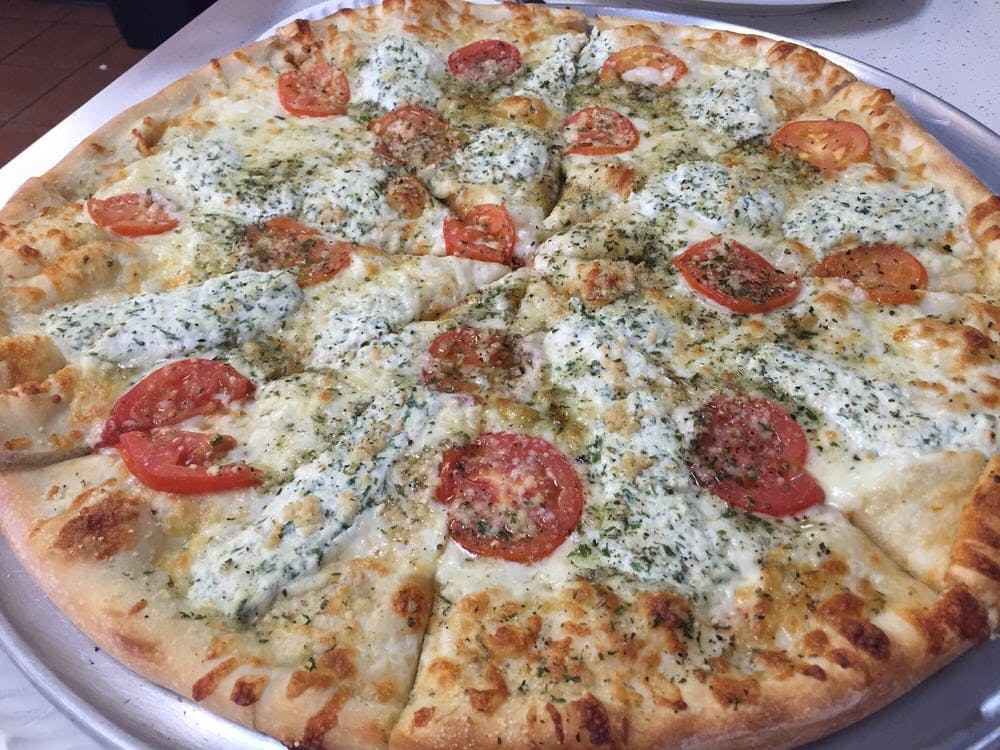 Order White Pizza - Medium food online from Brooklyns Best Pizza & Pasta store, Arlington on bringmethat.com