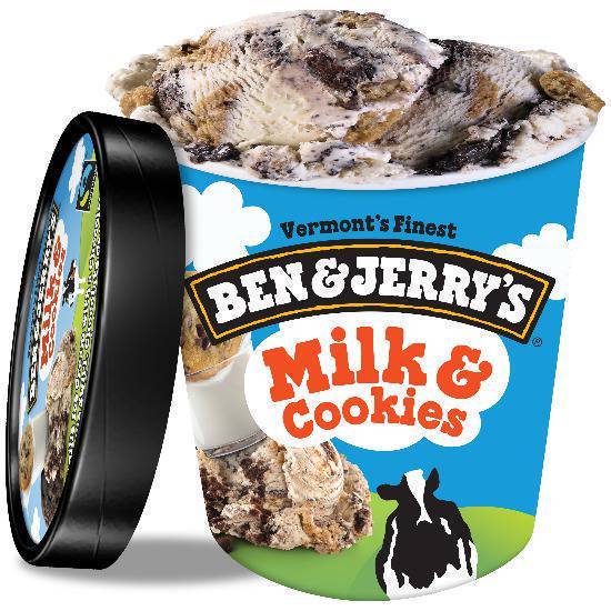 Order Ben and Jerry's Milk & Cookies food online from The Ice Cream Shop Menu Info store, Flagstaff on bringmethat.com