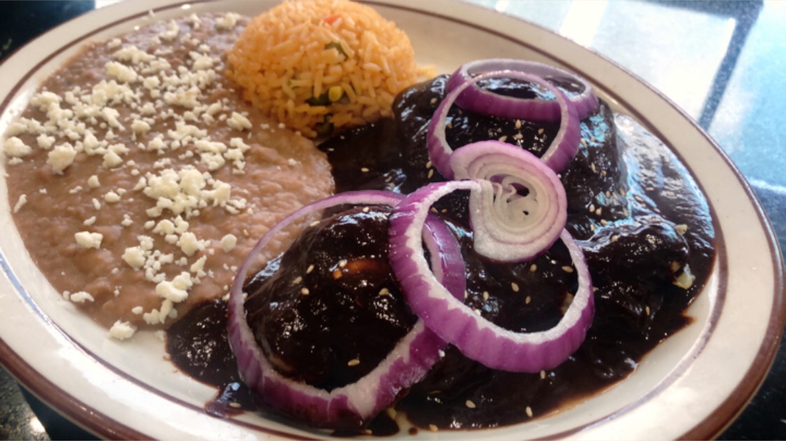 Order Pollo con Mole Estilo Michoacan food online from Mich-Eladas Mexican Grill store, Baldwin Park on bringmethat.com