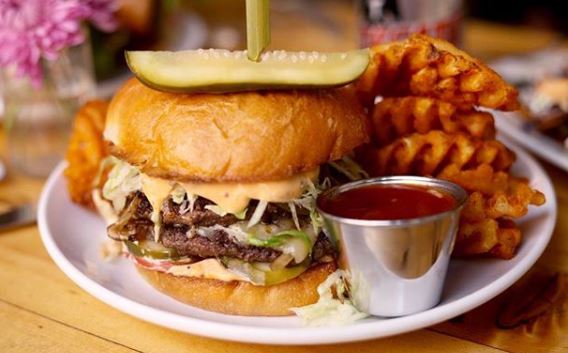 Order Mother's Double Cheeseburger food online from Mother Ruin store, Nashville on bringmethat.com