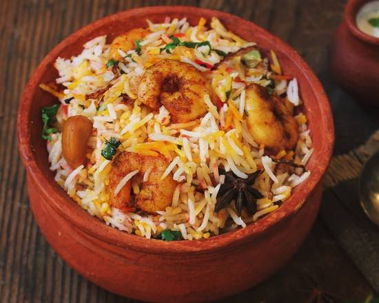 Order Shrimp Biryani food online from The Indian Spice Palace store, Inglewood on bringmethat.com