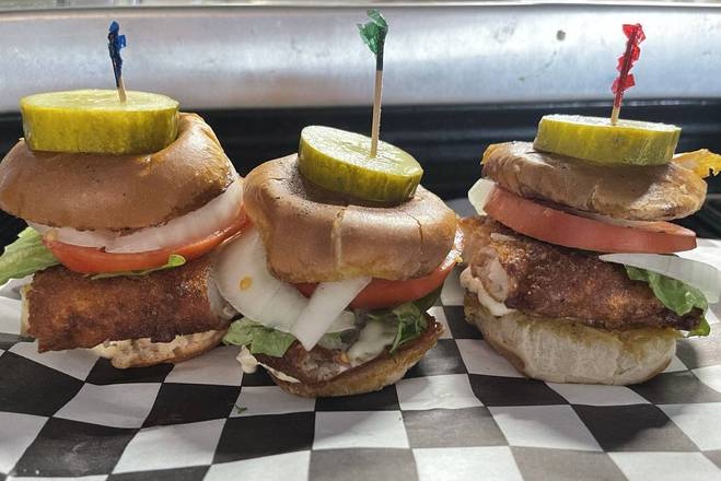 Order Fish Sliders food online from Garage Bar Willoughby store, Willoughby on bringmethat.com