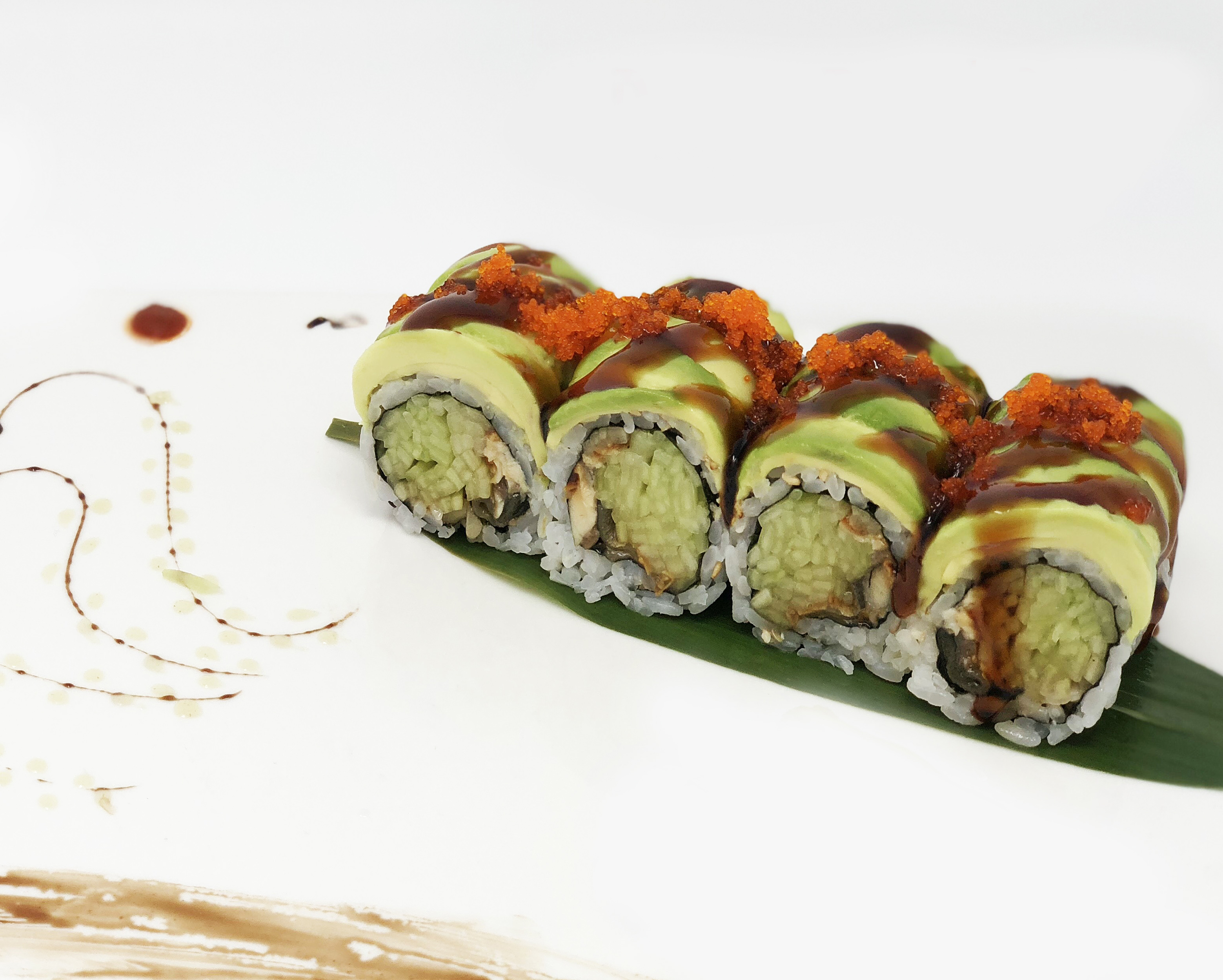 Order Dragon Roll food online from Izumi Japanese Restaurant store, Youngstown on bringmethat.com