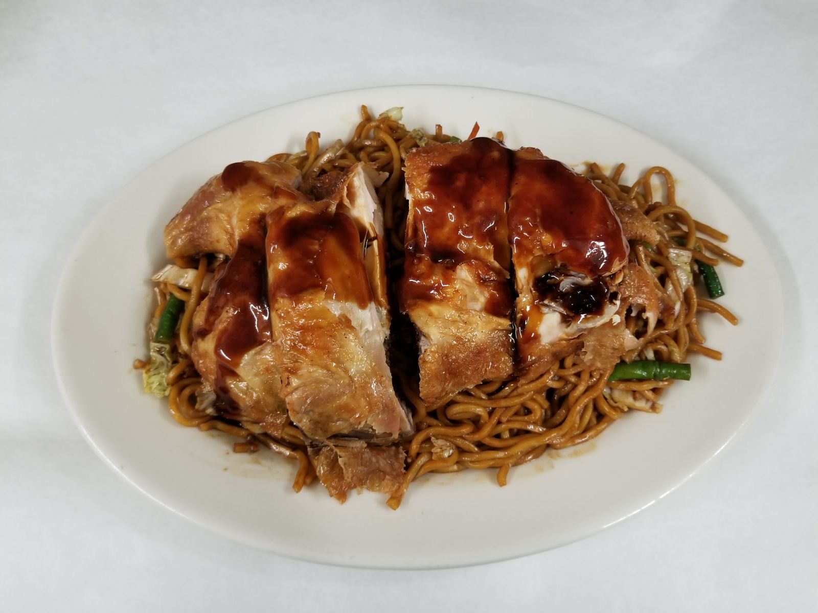 Order 59. Chicken Chow Mein food online from Kaieteur Restaurant store, Richmond Hill on bringmethat.com