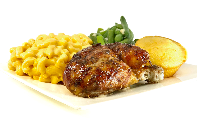 Order Quarter Dark Roasted Meal food online from La Rosa Chicken & Grill store, Princeton on bringmethat.com