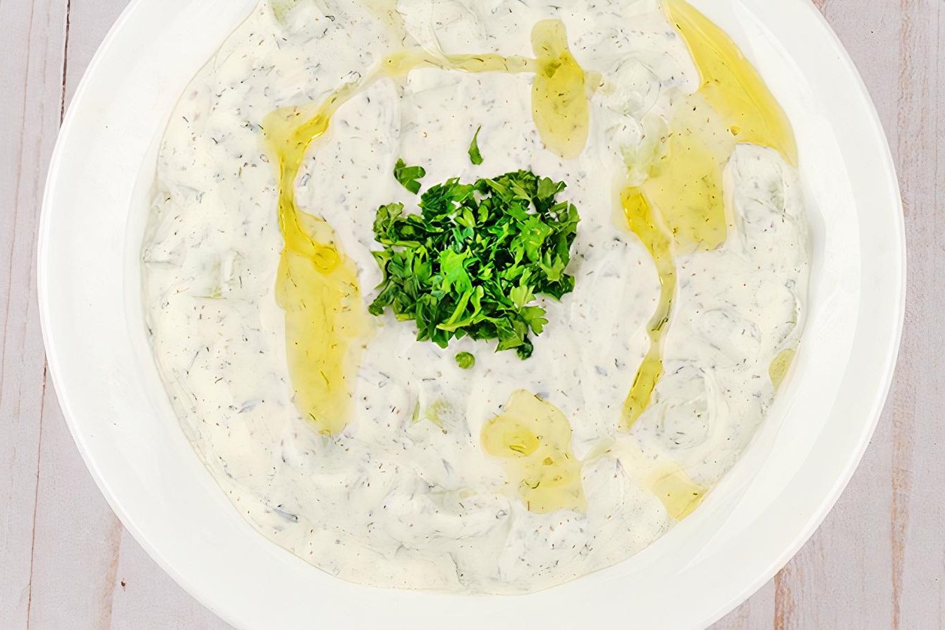 Order Cucumber Mint Yogurt (medium) food online from Tarme Mediterranean Grill store, Glendale on bringmethat.com