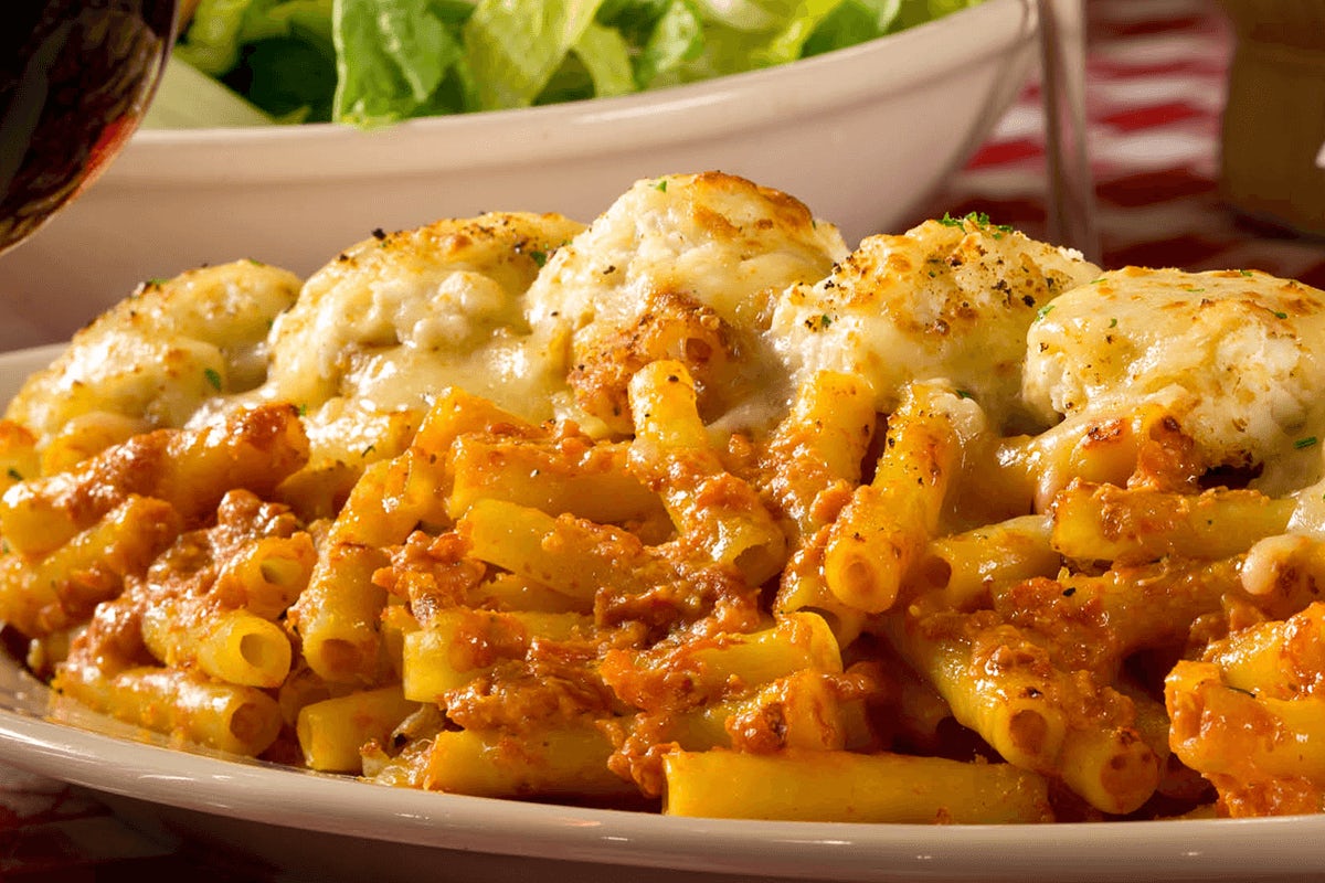 Order Baked Ziti food online from Buca di Beppo store, Indianapolis on bringmethat.com