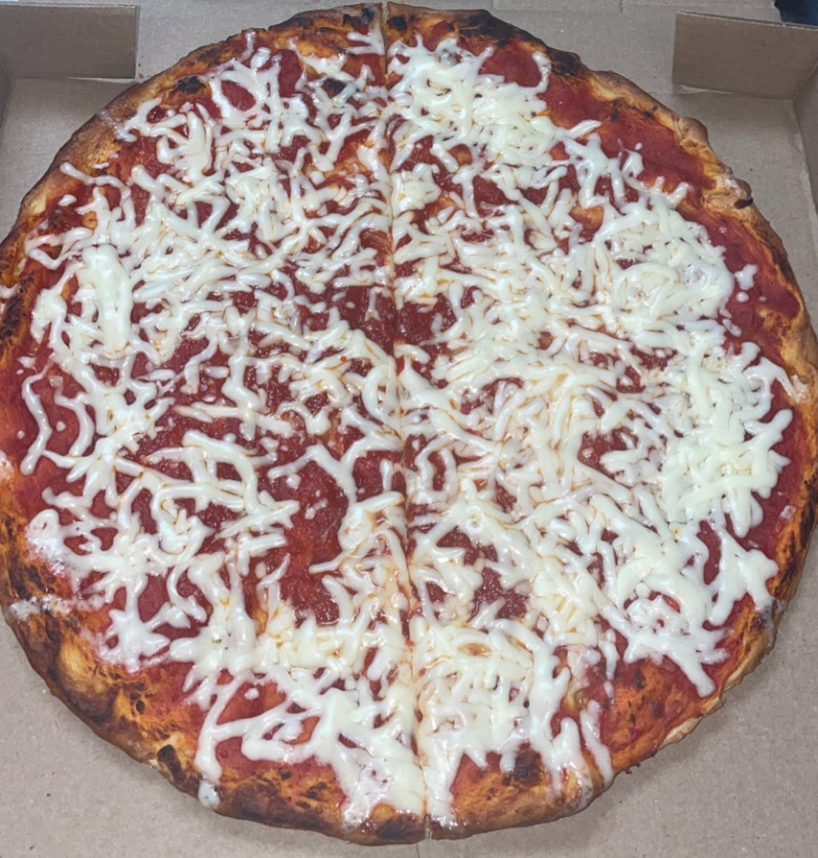 Order One Topping Cheese Pizza - 14" food online from Papa D's Pizza store, St Clairsville on bringmethat.com