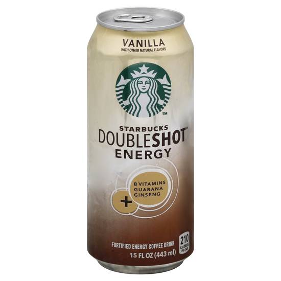 Order Starbucks Double Shot Energy Coffee Beverage Vanilla Flavored Can (15 oz) food online from Rite Aid store, Hemet on bringmethat.com