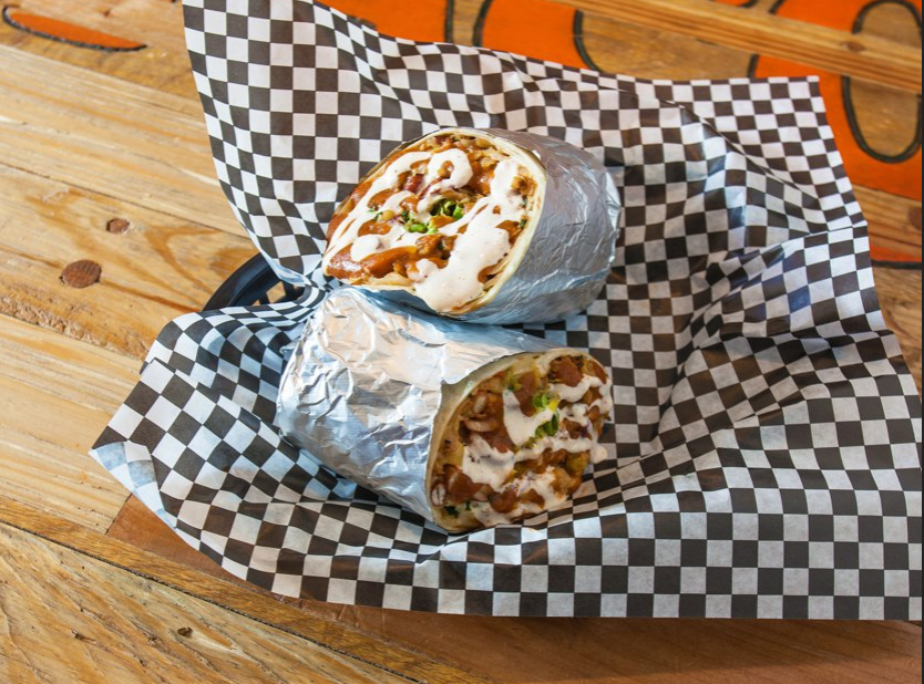 Order Cajun Chicken Burrito food online from Dgt store, Fort Collins on bringmethat.com
