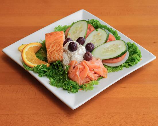 Order Kippered Salmon Salad food online from Knishes & Dishes store, Lafayette Hill on bringmethat.com