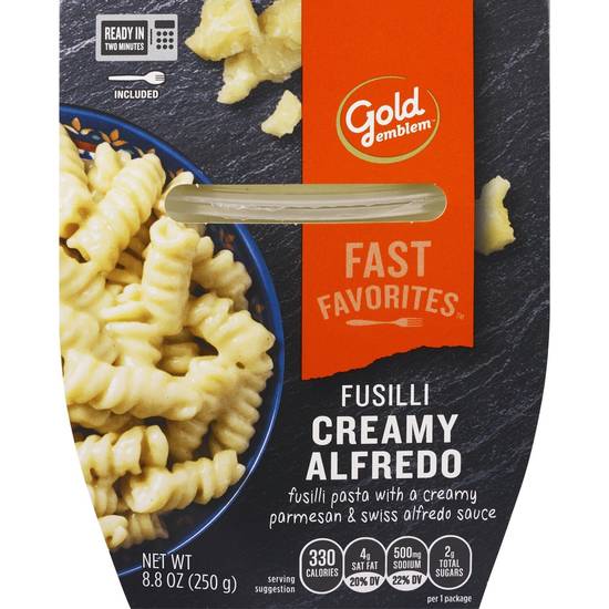 Order Gold Emblem Fast Favorites Fusilli Creamy Alfredo Pasta, 8.8 OZ food online from Cvs store, CENTRAL FALLS on bringmethat.com