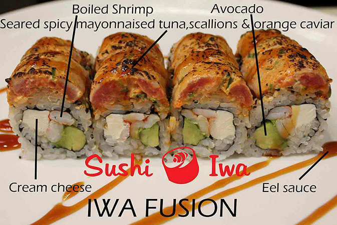 Order IWA FUSION food online from Sushi Iwa store, Apex on bringmethat.com