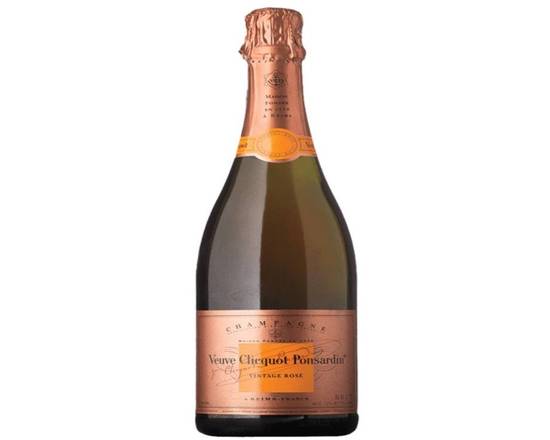 Order Veuve Clicquot Rose, 750mL champagne (12.5% ABV) food online from Pacific Liquor Market store, Bell Gardens on bringmethat.com