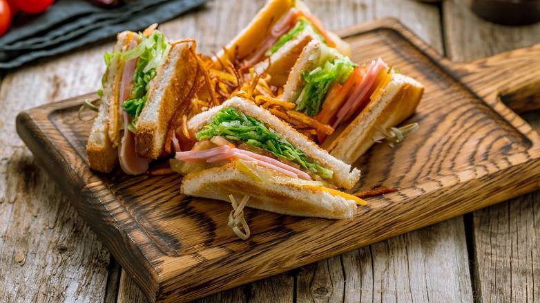Order The Classic Club Sandwich food online from Planet Earth Salad store, Detroit on bringmethat.com