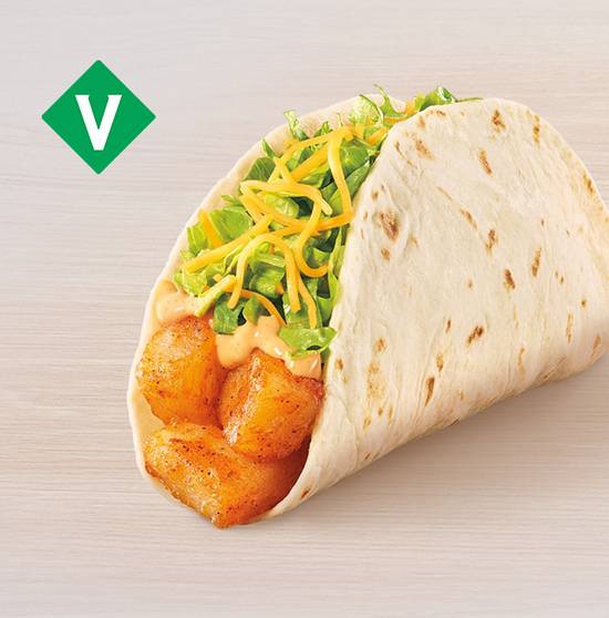 Order Spicy Potato Soft Taco food online from Taco Bell store, Chico on bringmethat.com