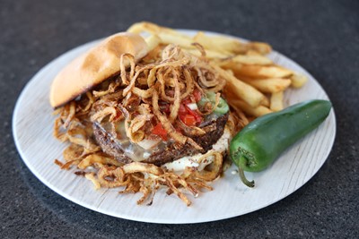 Order Jalapeno Burger food online from Tumbleweed Texmex Grill & Margarita Bar store, Louisville on bringmethat.com
