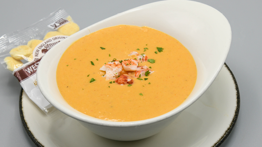 Order Maine Lobster Bisque (Bowl) food online from Mitchell's Fish Market store, Louisville on bringmethat.com