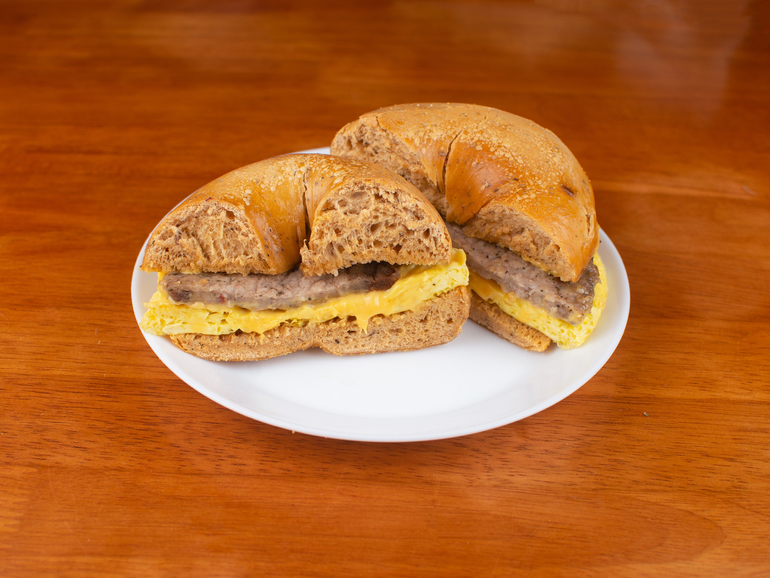 Order Sausage, Egg and Cheese food online from Bobby Bagel Cafe store, Herndon on bringmethat.com