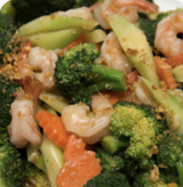 Order Shrimp with Mixed Vegetable   什菜虾 food online from Hong Kong store, Carmel on bringmethat.com